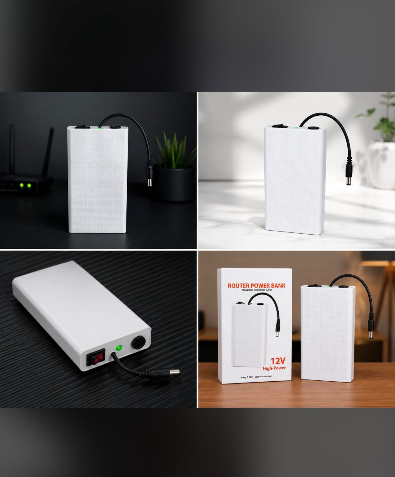 Xiaomi Mi 20000Mah 12V Router Power Bank – Mini UPS Battery Backup for Wi-Fi Routers True Point