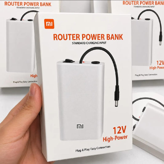 Xiaomi Mi 20000Mah 12V Router Power Bank – Mini UPS Battery Backup for Wi-Fi Routers True Point