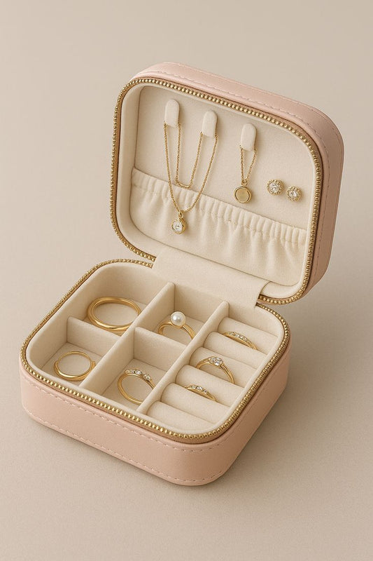 Stylish Jewelry Storage Box Pastel Green PE Film True Point