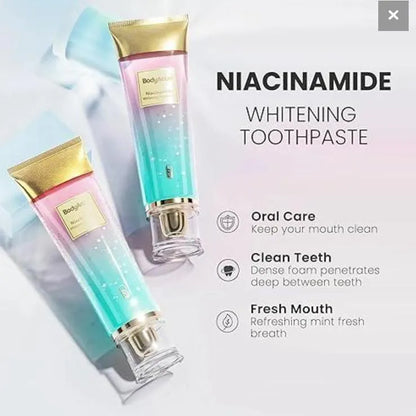 Body Accel Whitening Toothpaste Cream 50ml Smooth Packaging True Point