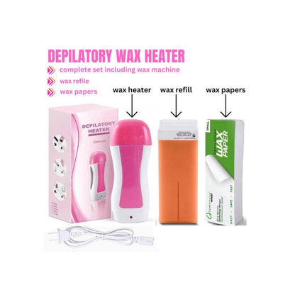 Pink Wax Heater for Smooth Hair Removal at Home