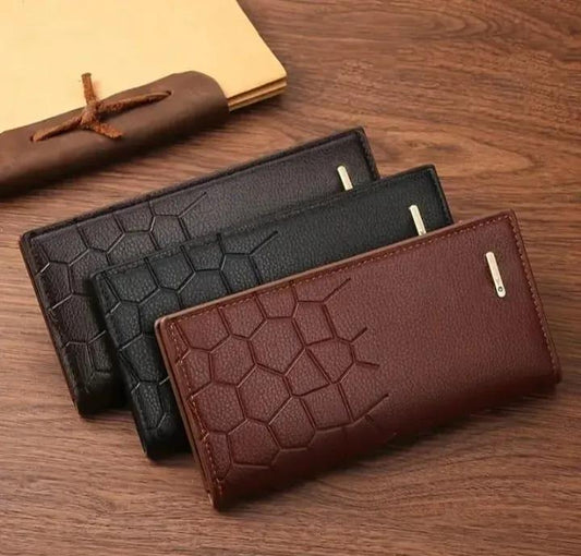 Men's Leather Wallet Bifold honey Design True Point