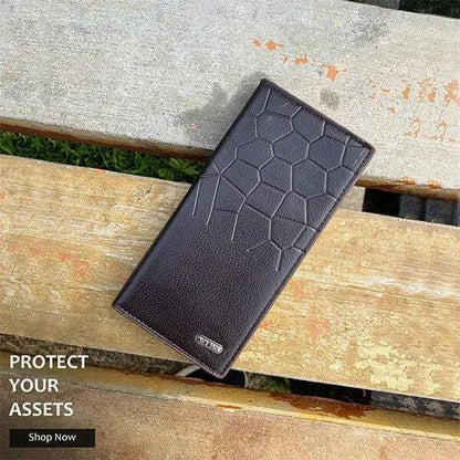 Men's Leather Wallet Bifold honey Design True Point