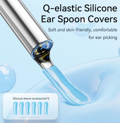 Ear Cleaner High Precision Ear Wax Removal Tool With Camera With LED Light Wireless Cleaner
